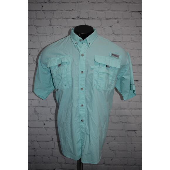 Columbia PFG Performance Fishing Gear Shirt Mens Size Large Bahama Nylon - Picture 6 of 7